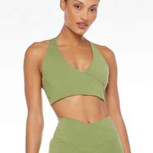 CSB X DEVIN BRUGMAN COLLAB GREEN MATCHA SPORTS BRA CROP TOP